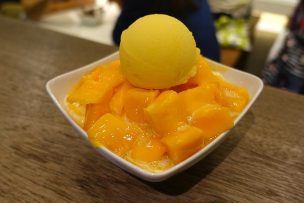 台北・永安市場「冰果天堂」のマンゴーかき氷