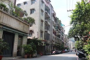 台北トップクラスの人口密度を誇る中和の住宅街