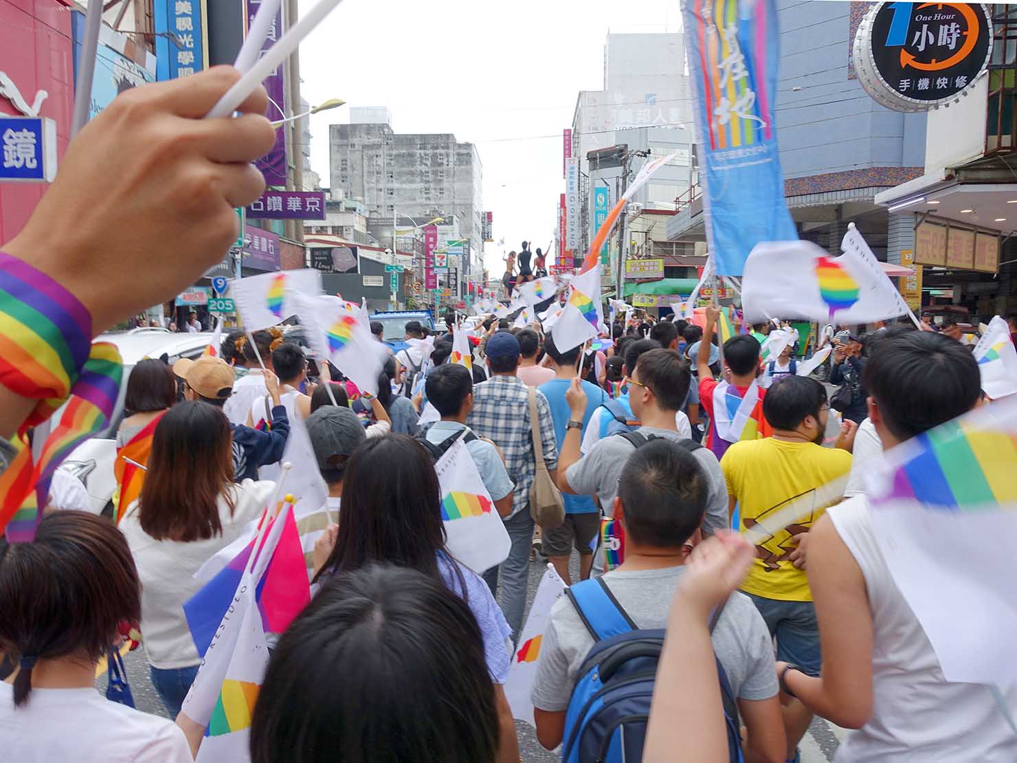花東彩虹嘉年華（台湾東部LGBTプライド / 花蓮場）のパレード隊列