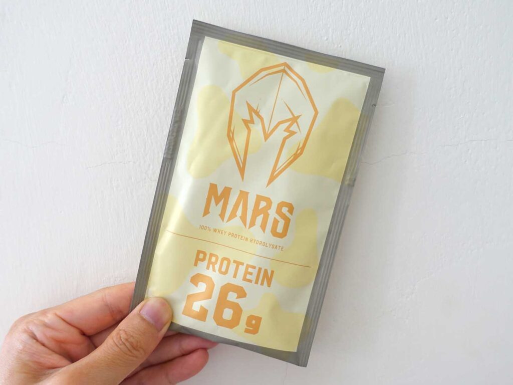 台湾のプロテインブランド「戰神Mars」のおすすめフレーバー・奶茶のパッケージ