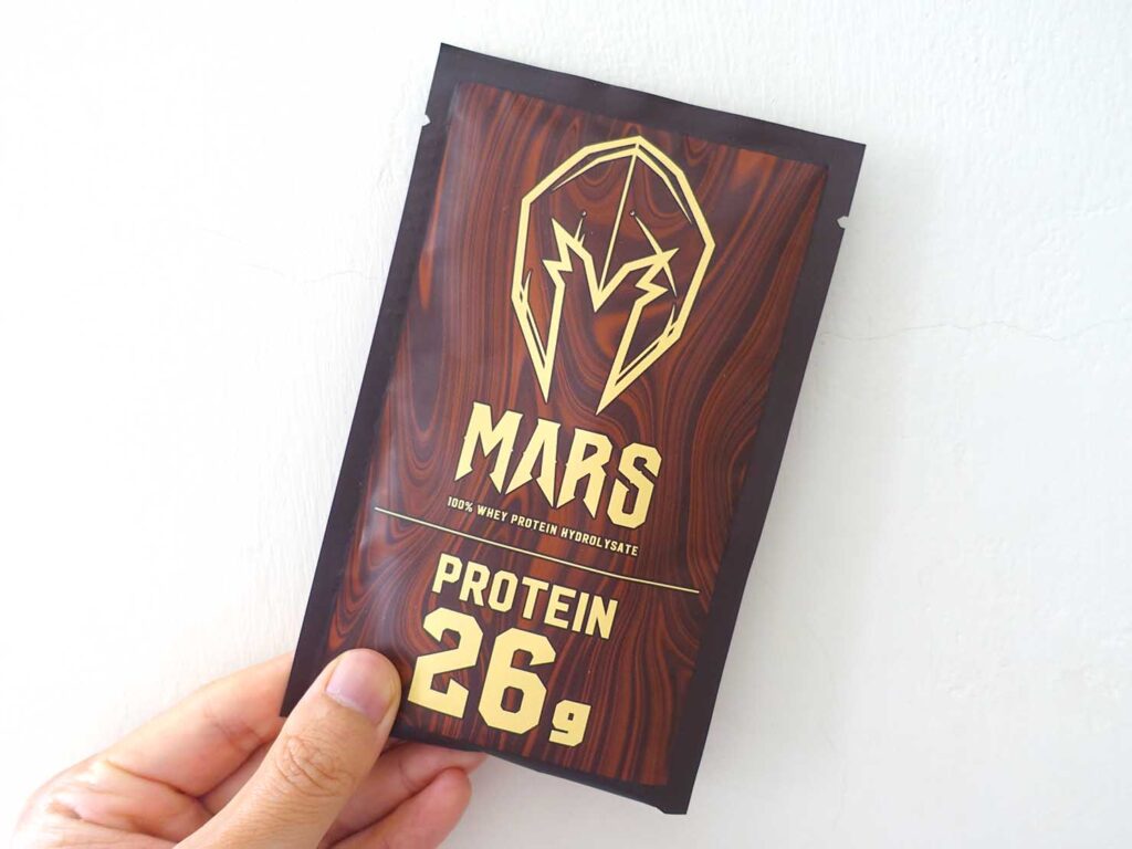 台湾のプロテインブランド「戰神Mars」のおすすめフレーバー・巧克力のパッケージ