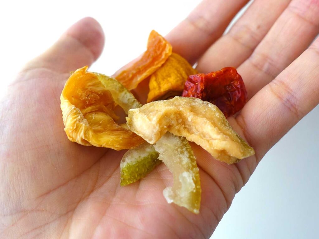 台湾のおすすめドライフルーツブランド「果然滋味」のドライフルーツたち