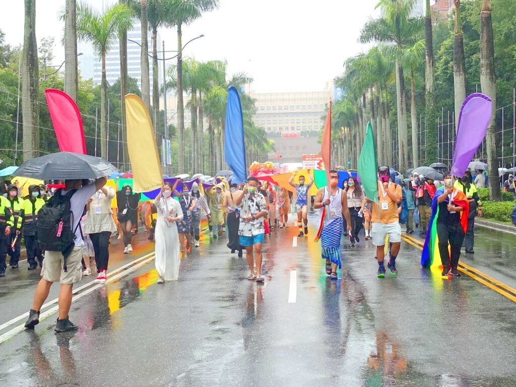 台灣同志遊行（台湾LGBTプライド）2022パレードのスタート