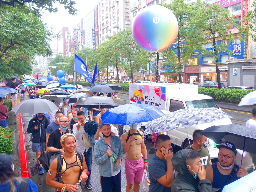 台灣同志遊行（台湾LGBTプライド）2022のパレード隊列