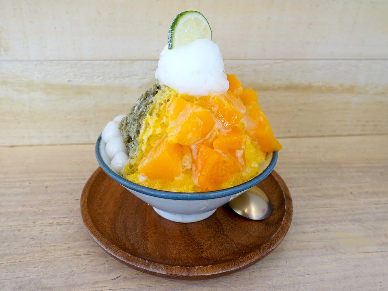 台北のマンゴーかき氷がおいしいおすすめ店「貨室甜品」の四季芒夏