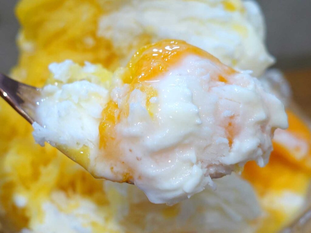 台北のマンゴーかき氷がおいしいおすすめ店「Mr.雪腐」芒果優格佐鮮芒果のマンゴー