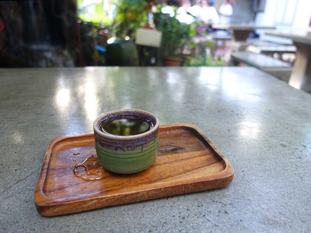 タイ・バンコクのマッサージ店「Arunda」のお茶