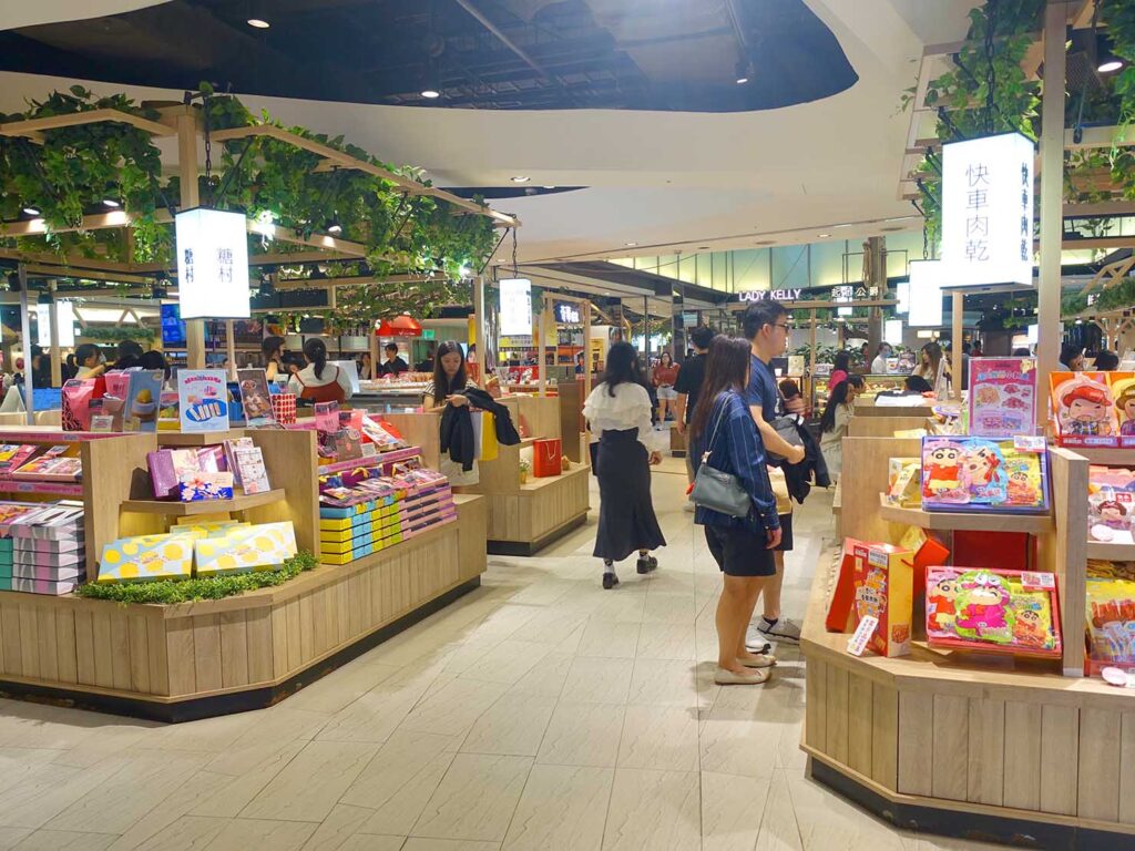 台北駅周辺でのおみやげ探しにおすすめのスポット「京站Qsquare」のB3F