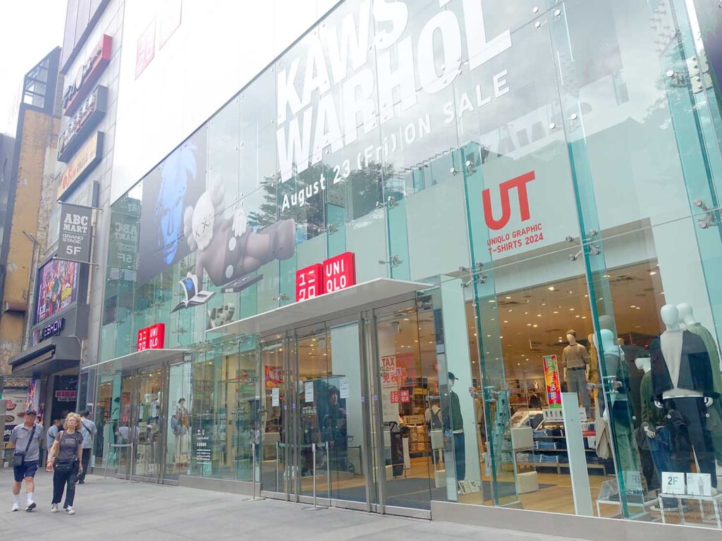 台湾の「UNIQLO」店舗のエントランス