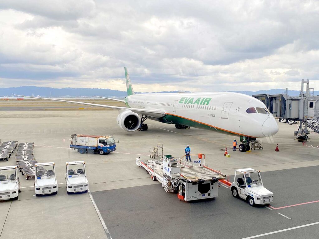 エバー航空のボーイング787-10