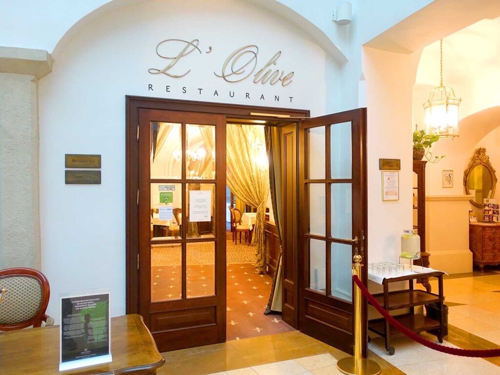 スロバキア・ブラチスラバのおすすめホテル「Arcadia Boutique Hotel」のレストラン